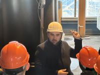 Zwiedzanie budynku Energetyki Cieplnej.