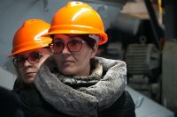 Młodzież poznaje codzienne funkcjonowanie spółki - Energetyka Cieplna w Skierniewicach.