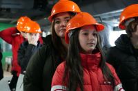 Młodzież poznaje codzienne funkcjonowanie spółki - Energetyka Cieplna w Skierniewicach.