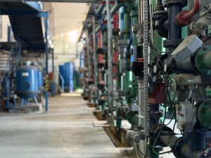 Urządzenia techniczne w budynku ciepłowni