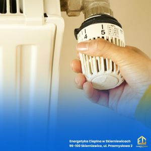 Zdjęcie przedstawia pokrętło od grzejnika